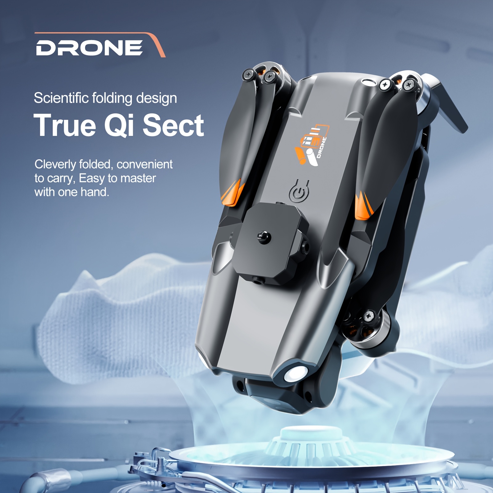 2025 Long-Flight Dual Camera Drone For Adults - Optical Flow Positioning, 360° Obstacle Avoidance, Brushless Motor, LED Lights, Dual Batteries & Spare Kit - Ideal Starter UAV & Holiday Gift