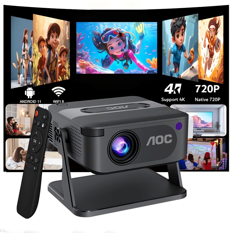 Projecteur home cinema 4K ready 720P