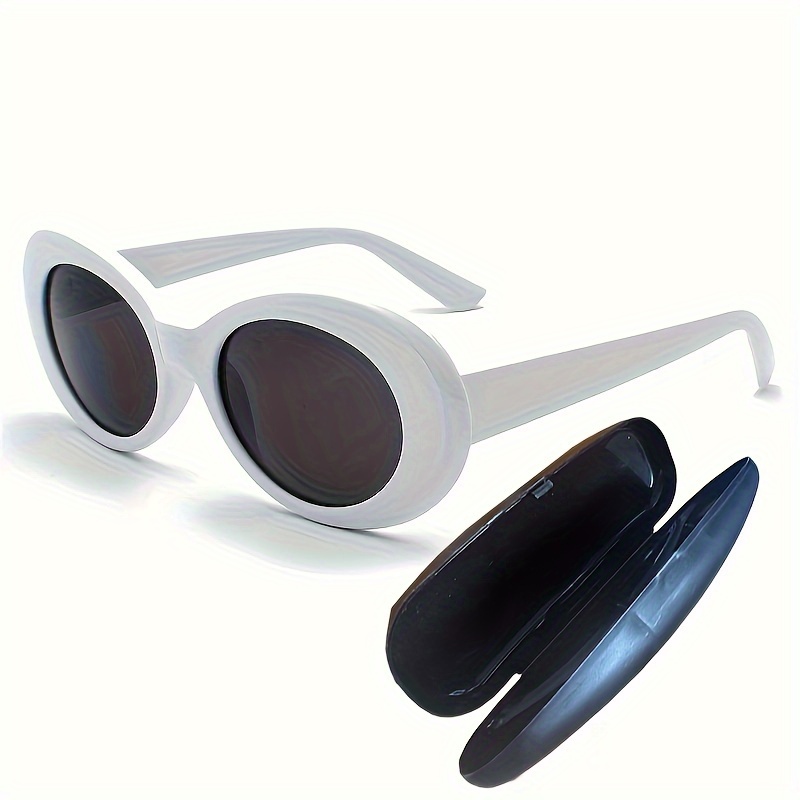 White Retro Small Sunglasses For Men And Women Cute Fashion Sunglasses Retro Oversized Square Corner Sunglasses Half Cat's Eye Butterfly Big Thick
