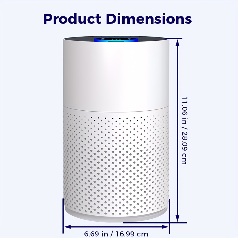 Air Purifier for Home Allergies Pets Hair In Bedroom, 3-in-1... product image 5