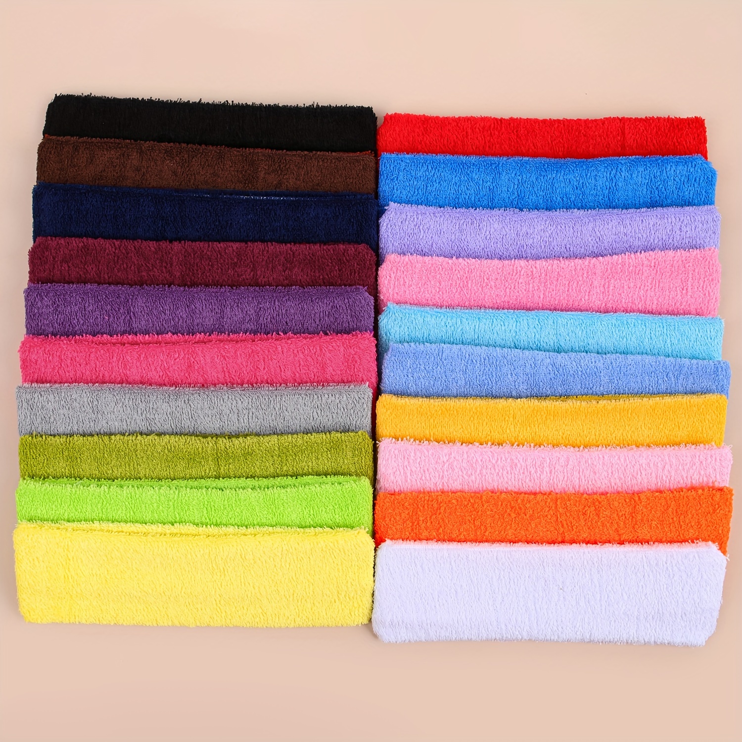 

Sports Sweatbands, 20 Pack, Headbands, Unisex, Great For Sports, Yoga And Fitness