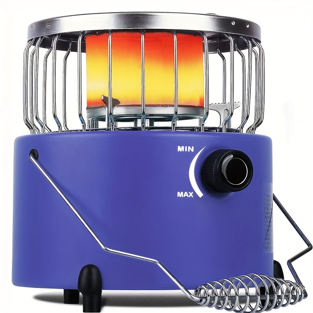 

2 In 1 Portable Propane Heater & Stove, 3680btu-9000btu, Outdoor Stove With Ignition, Camping Ice Fishing Hunting Survival Emergency Gifts