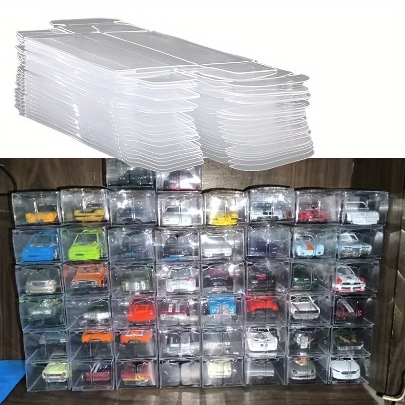 

- Pvc Display 10/25/50pcs Set - Clear Plastic Organizer And Box For Collectibles, , And Decor