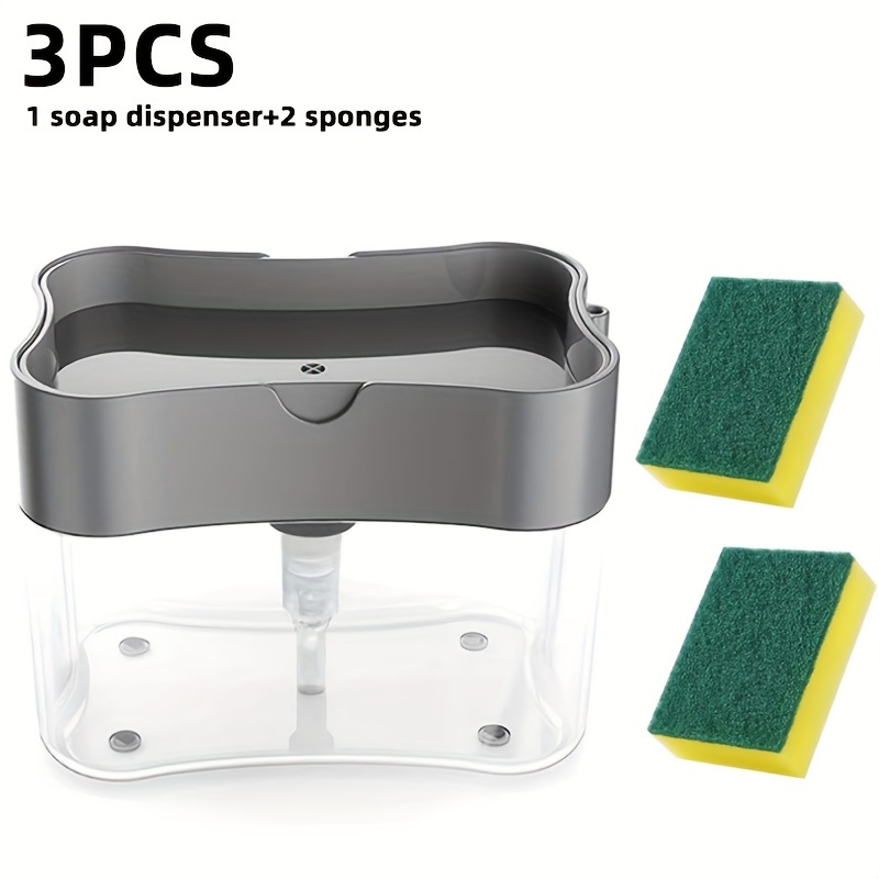 TEMU Fully Automatic Dishwasher Detergent Dispenser With Detergent And Cleaning Pad - Cleaning Tool, Easy-to-, Efficient Cleaning, Suitable For Home