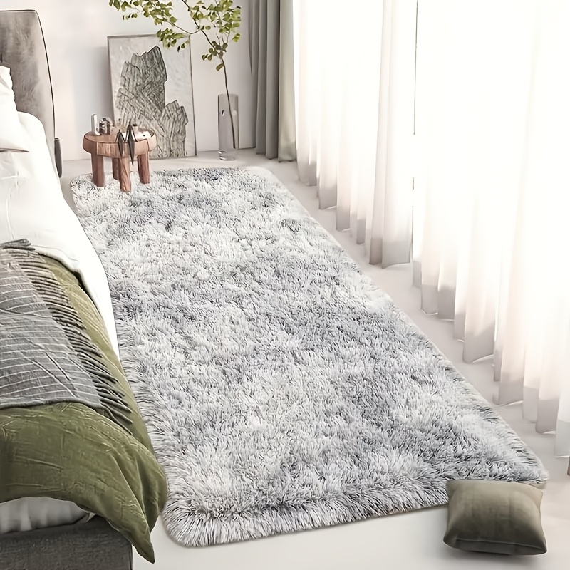Image of 1pc Nordic Style Tie-dye Rug, Soft Sofa Plush Cushion, Coffee Table Mat, Cleaning Living Room Carpet, For Bedside Accessories Room Supplies Home Decor Indoor Decor