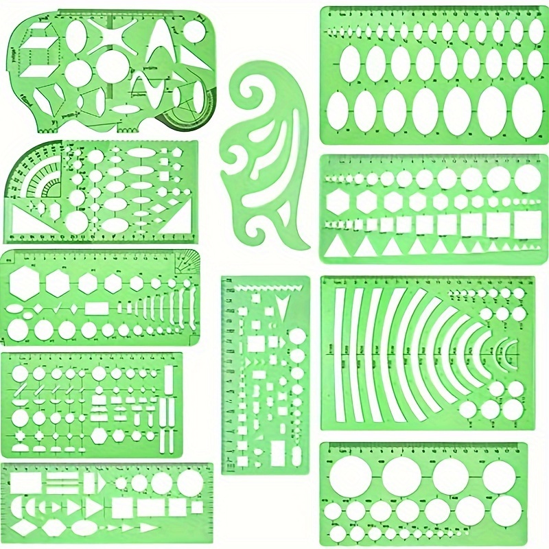 

Magic Geometric Drawing Template Set - Multi-functional Craft Tool Kit, Drawing Kit