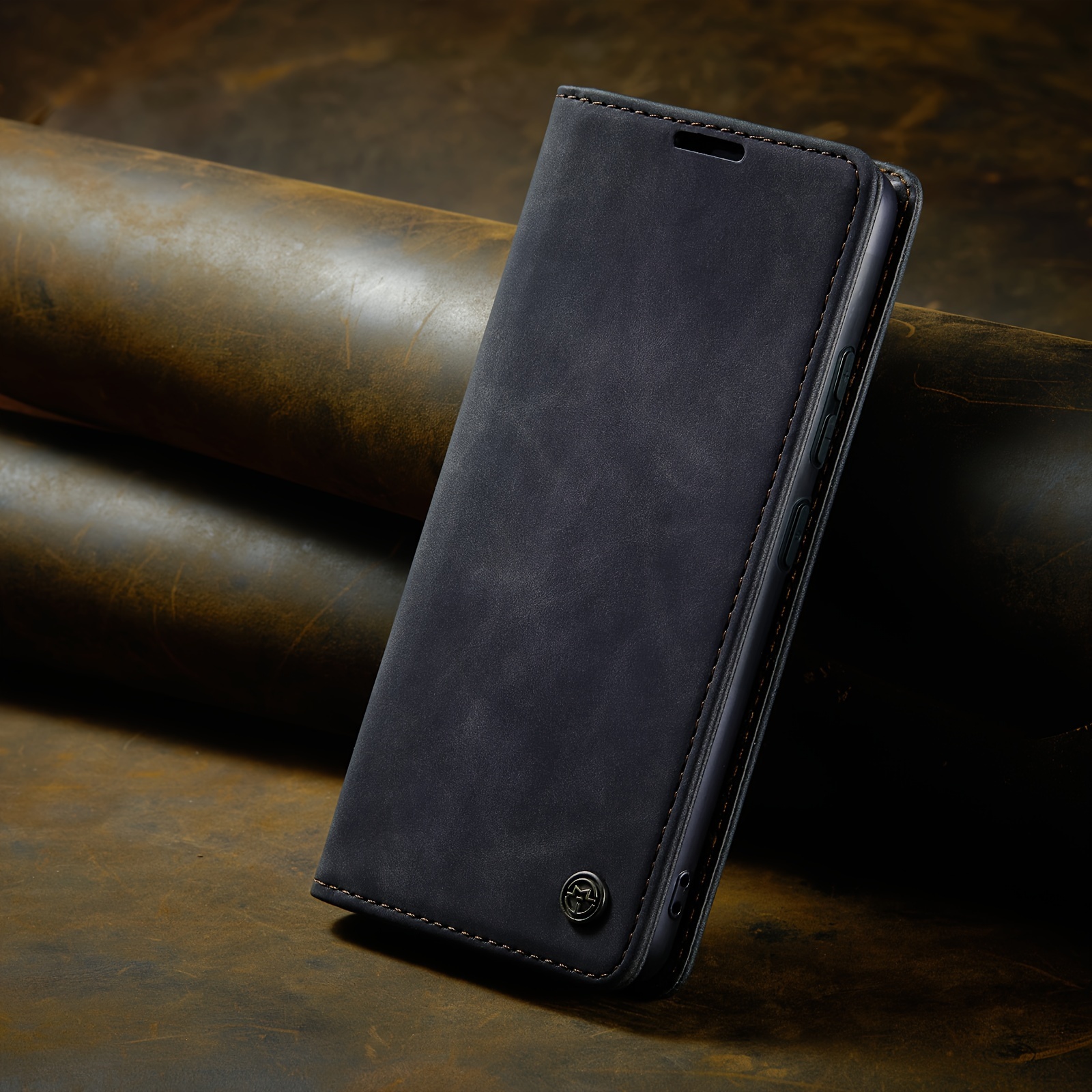 Image of Phone Case - Case For Galaxy S9 S10 S20 S21 S22 S23 S24 /plus/ultra/fe Cover Premium Faux Leather Case Case Pocket Magnetic Card Holder Stand Function Protective Cover