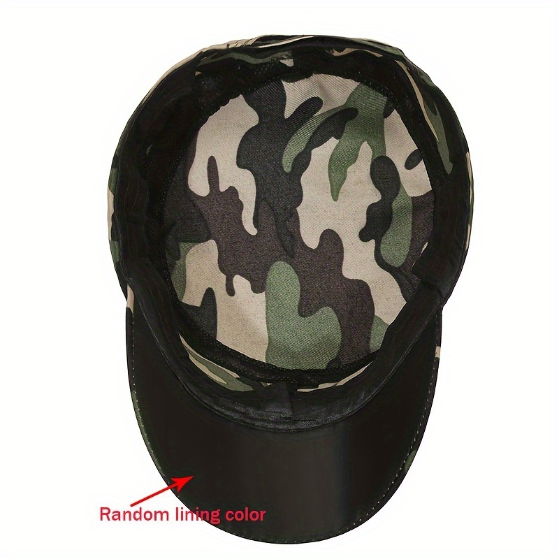 Gorra camper impermeable, gorra militar negra, sombreros del ejército  cadete de secado rápido, sombrero de copa plano militar para hombre -   México