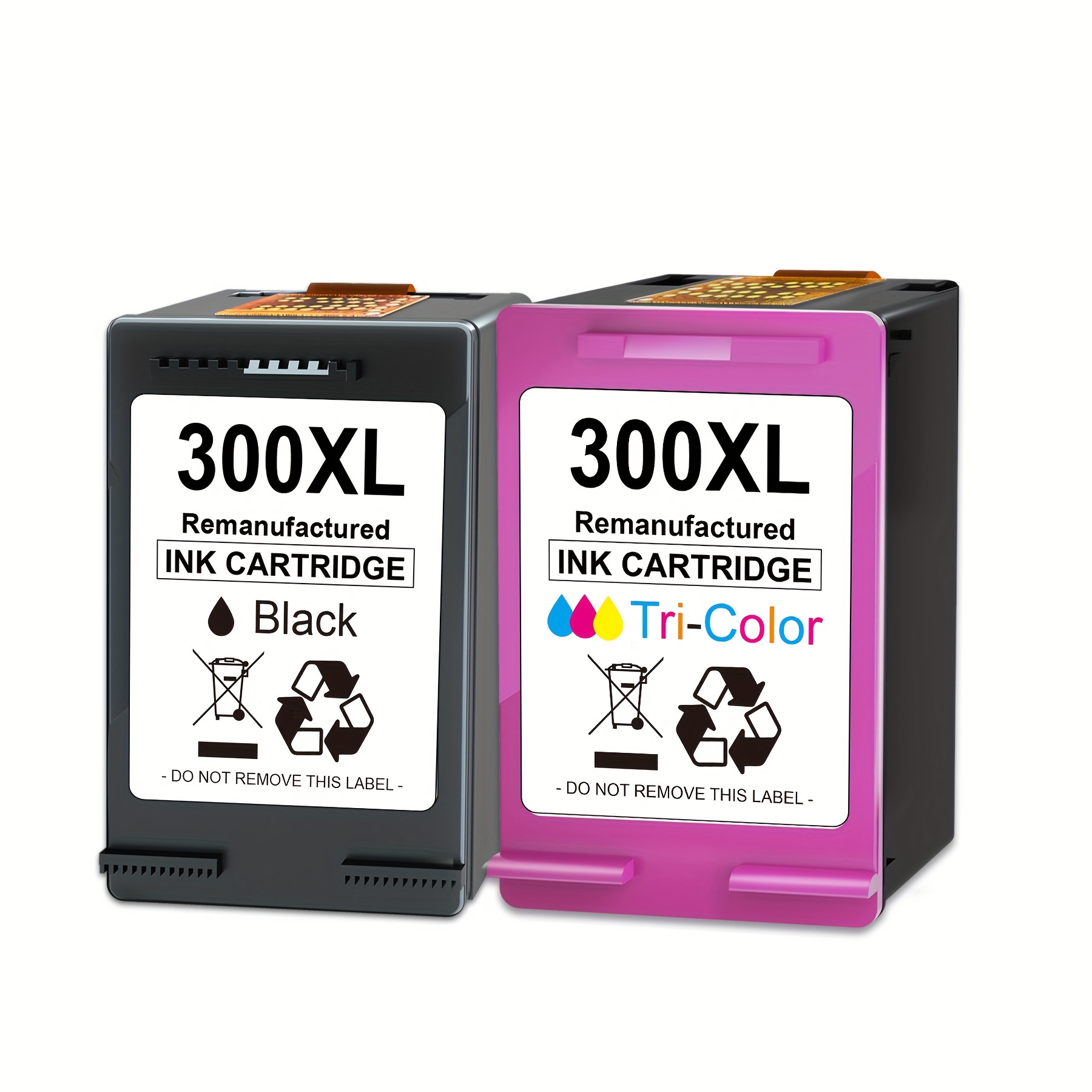 Image of Replacement Ink Cartridges For 300 Xl, Compatible With 100, 110, 120, And Models D2660, D5560, F2480, F4280, F4580, As Well As C4600, C4680, And C4780 Printers, In Black And Tri-color, In A Multipack