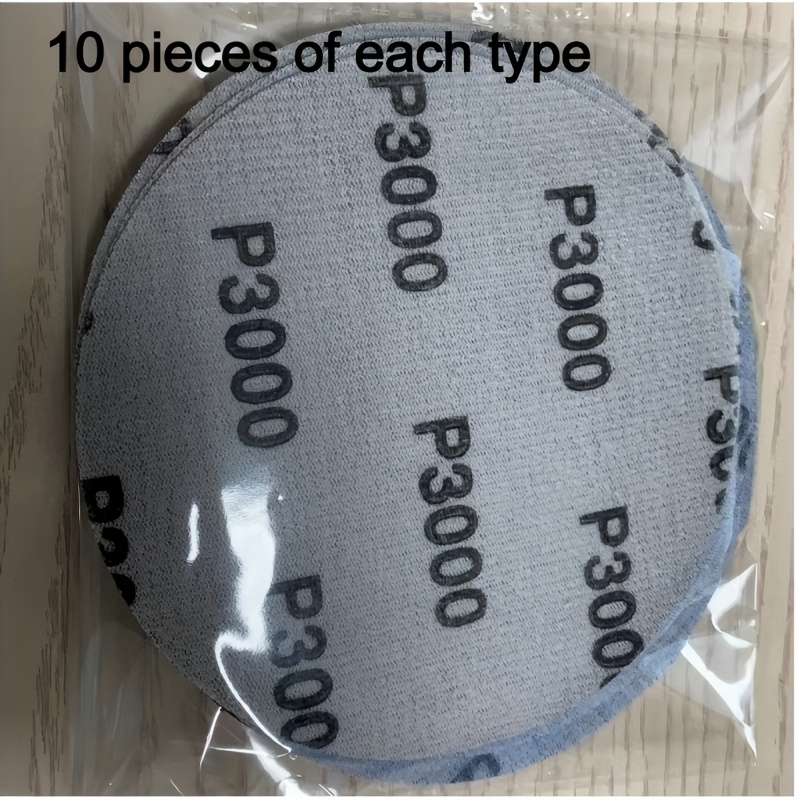 TEMU 15/ 5 Inch 3000-10000 Wet Dry Sanding Discs 2000 3000 5000 8000 10000 Grit Compatible With Random Orbital Sander Sanding Grinder
