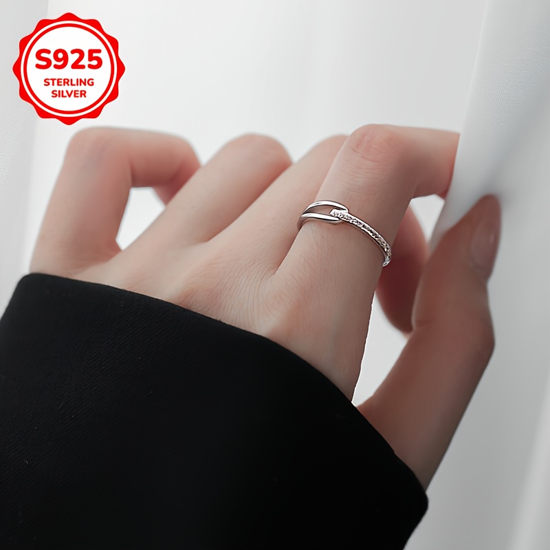 Hypoallergenic Teardrop Ring Adjustable Size Gift for Her