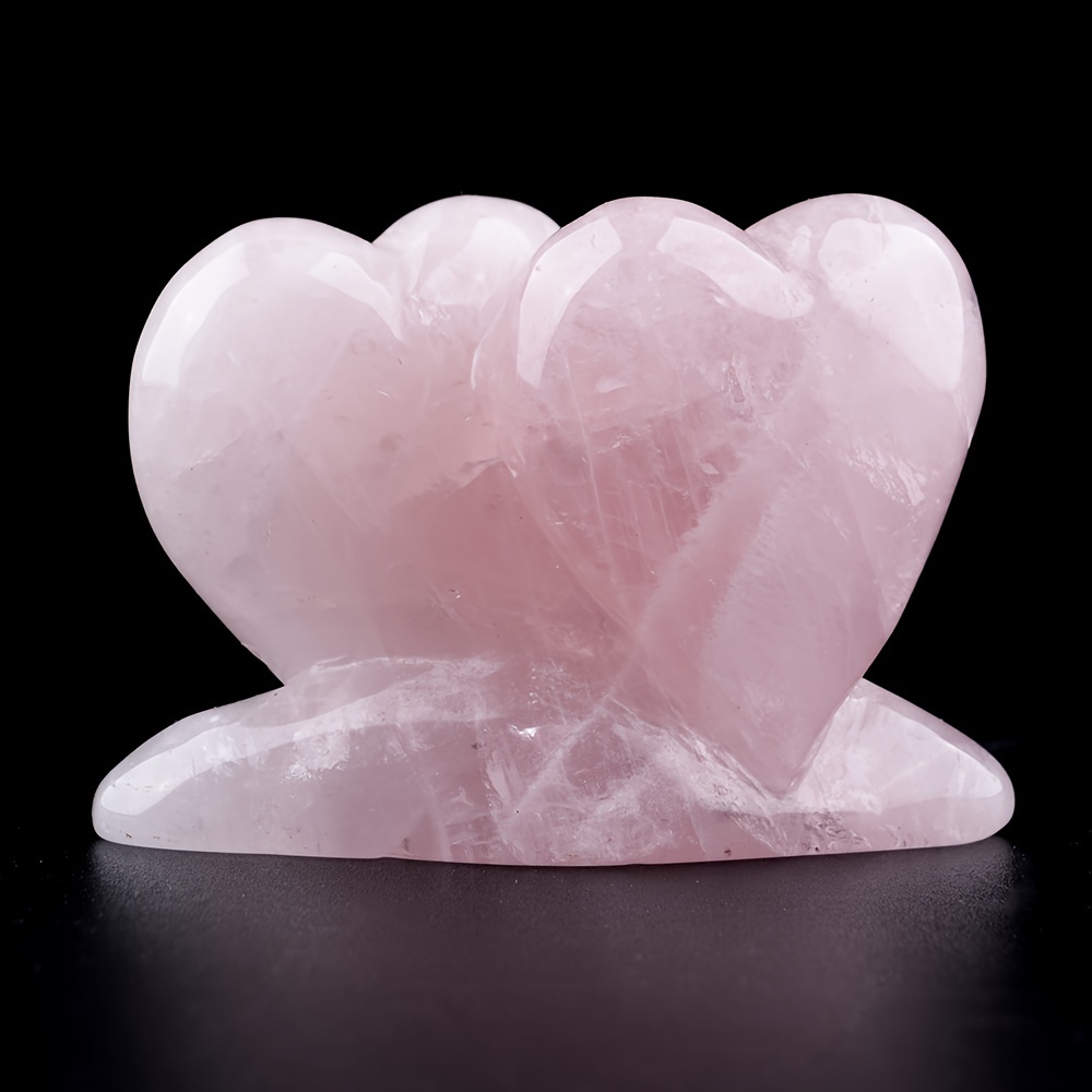 

Rose Quartz In Pink, Shaped Like , , Love Decoration, Home Decor, Gifts, And Wedding Souvenirs.