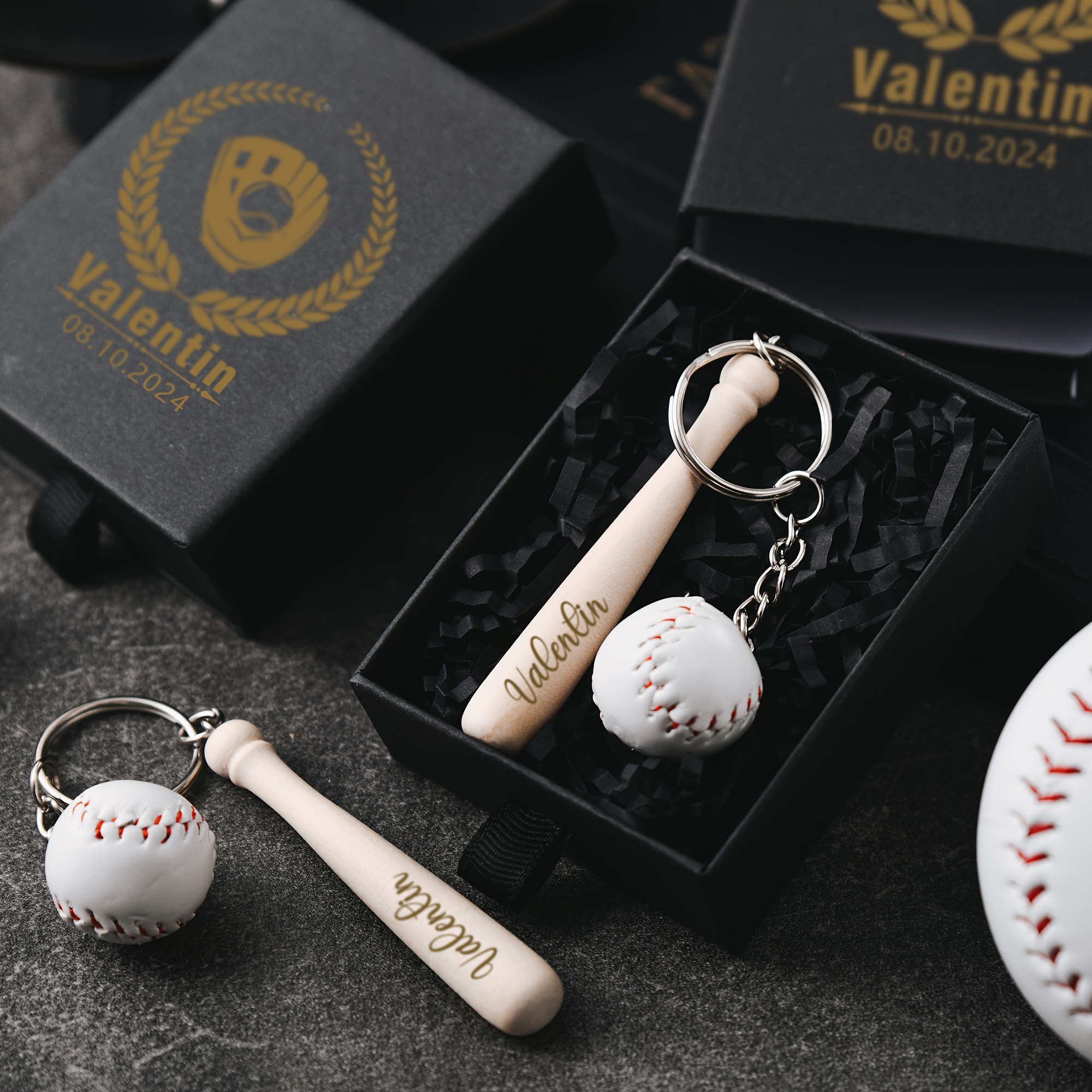 

Keychain For Men, Customized Baseball Keychains, Unique Backpack Pendant, Ideal Choice For Gifts