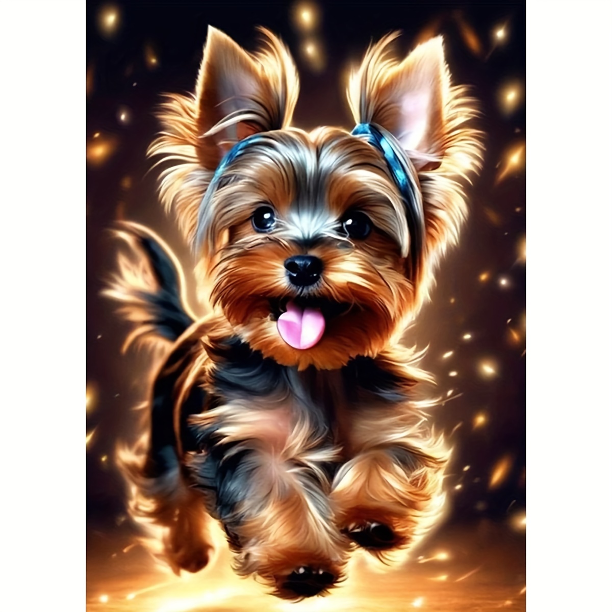 

1pc 7.9*11.8in 5d Diy Diamond Art Painting, Puppy, Full Diamond Art Painting, Embroidery Kits, Handmade Home Decor