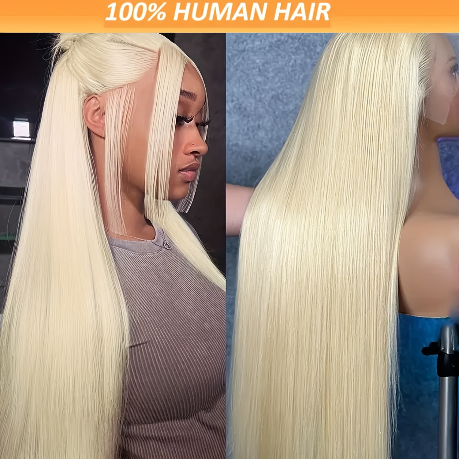 

250 Density 613 Blonde 13x4 Hd Lace Front Wig Human Hair Brazilian Remy Straight Blonde Lace Front Wigs Human Hair Pre Plucked With Baby Hair Glueless Wig