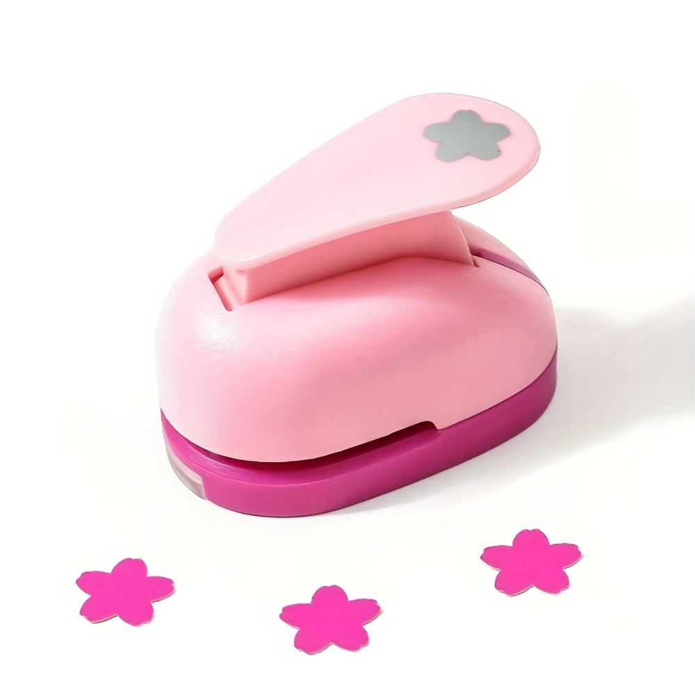 1pc Pink Embossing Machine Flower Punching Hand Pressing Machine