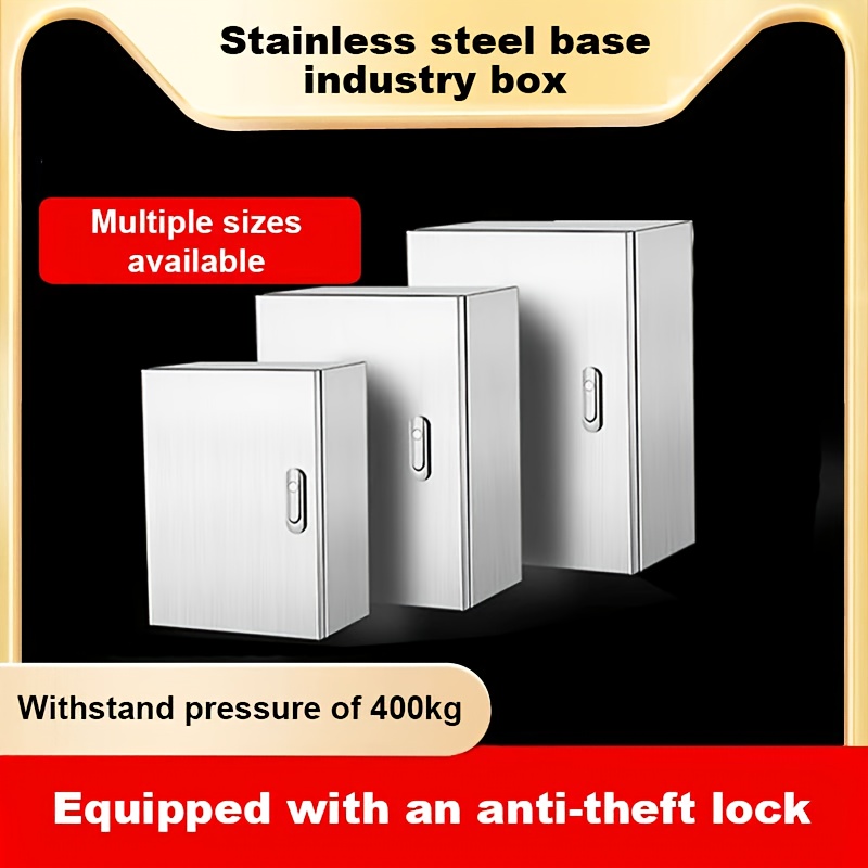 outdoor waterproof stainless steel electrical equipment box for cable and wire storage 0