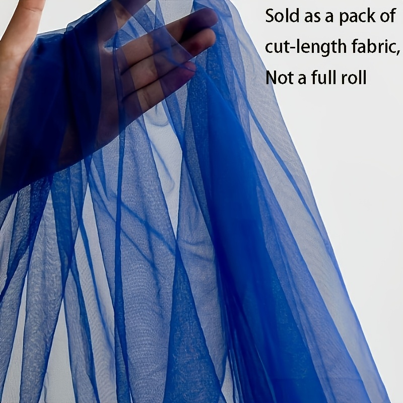TEMU A Pack Of Romantic Royal Blue Tulle Measuring 15.0 Meter In Length And 75.01cm In Width. Suitable For Including Wedding Decorations, Valentine's