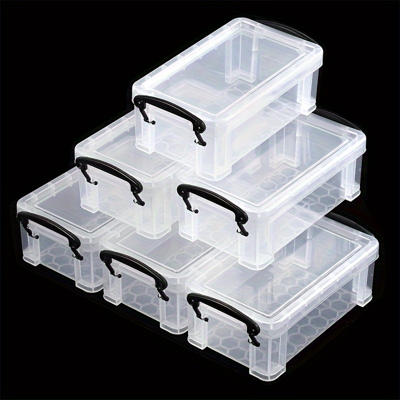 Mini Clear Plastic Storage Box Transparent Storage Container - Temu