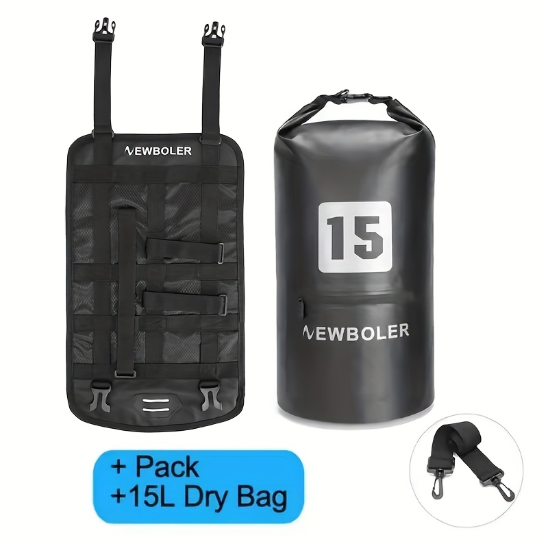 Image of 15l Bike Front Tube Bag Bicycle Handlebar Basket Pack Storage Bag Cycling Front Frame Pannier Bicycle Additions For Mtb Road Bike