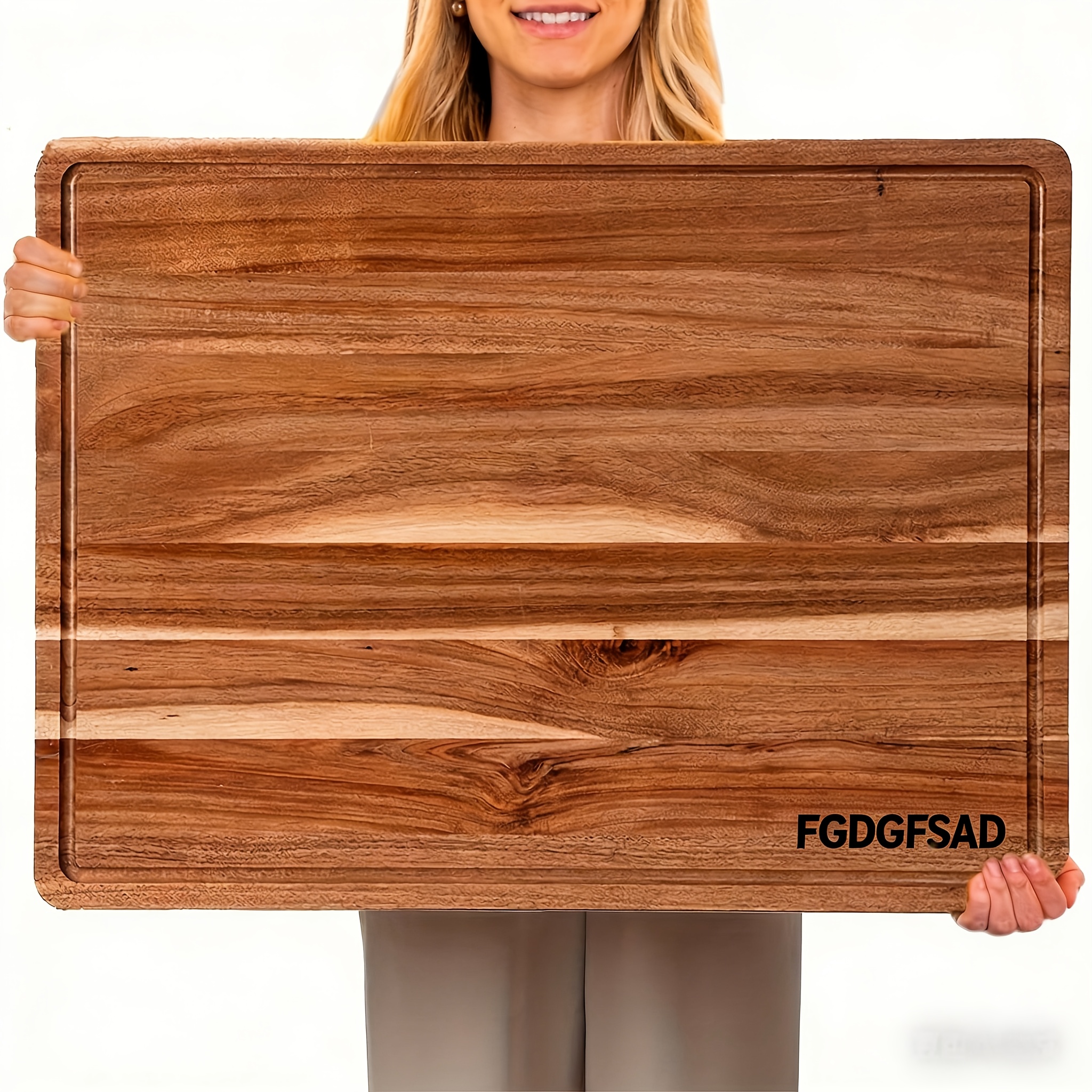 king size 30 24 20 inch wooden bamboo cutting board with juice trough thick   butcher board kitchen   cutting board large restaurant cheese board food preparation and dining board   vegetable and cheese cutting board