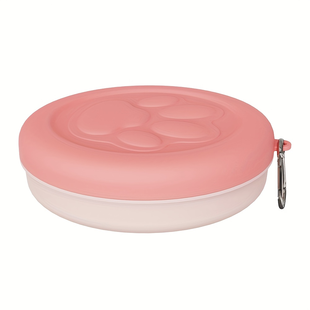 Image of 1pc Pet Travel Bowl Pet Outdoor Portable Dog Food Bowl Snack Box Multifunctional Outdoor Bowl Feeding Water