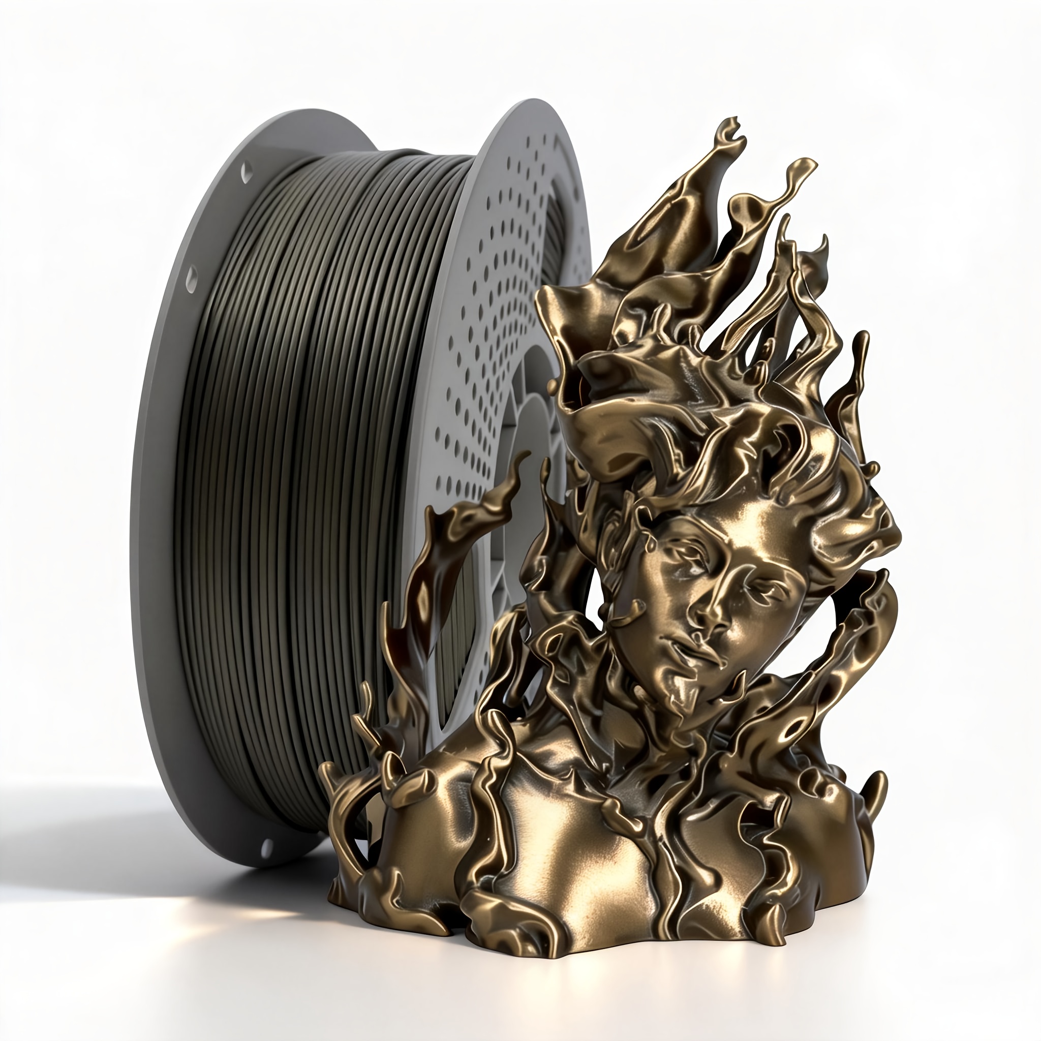 -colored Pla 3d Printing Filament, 1 Spool (2.2 ), With A Size Of 1.75mm +/- 0.03mm. Suitable For Most Fdm Printers. Smooth Printing Without Clogging. Independently Vacuum-packed. Real Photo Display