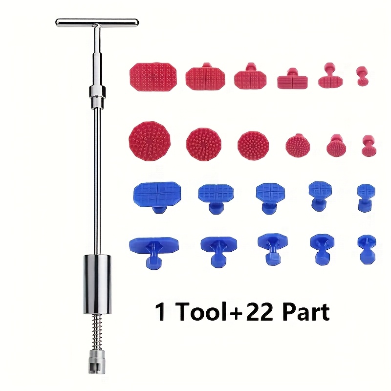 Image of -one Car Body Dent Repair Tool - Carbon Steel Long Pull Body Repair Tool, Suitable For Automotive Dent Repairs