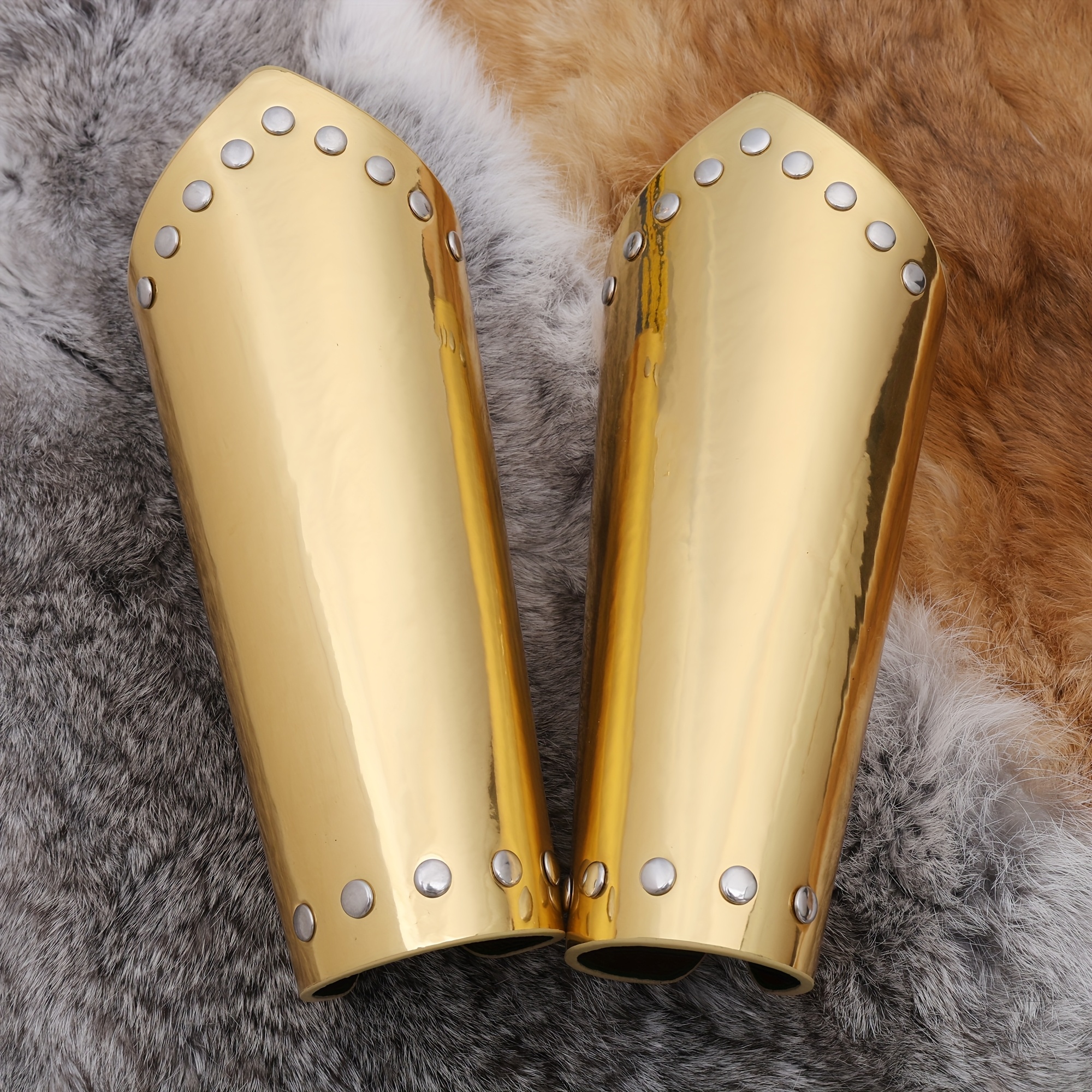 TEMU 2pcs Medieval Retro Wrist Guards, Suitable For Viking Cosplay, Role-playing, Stage Performance, Cosplay