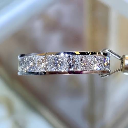1pc elegant stainless steel ring with inlay perfect engagement or wedding gift valentines day present for wedding jewelr