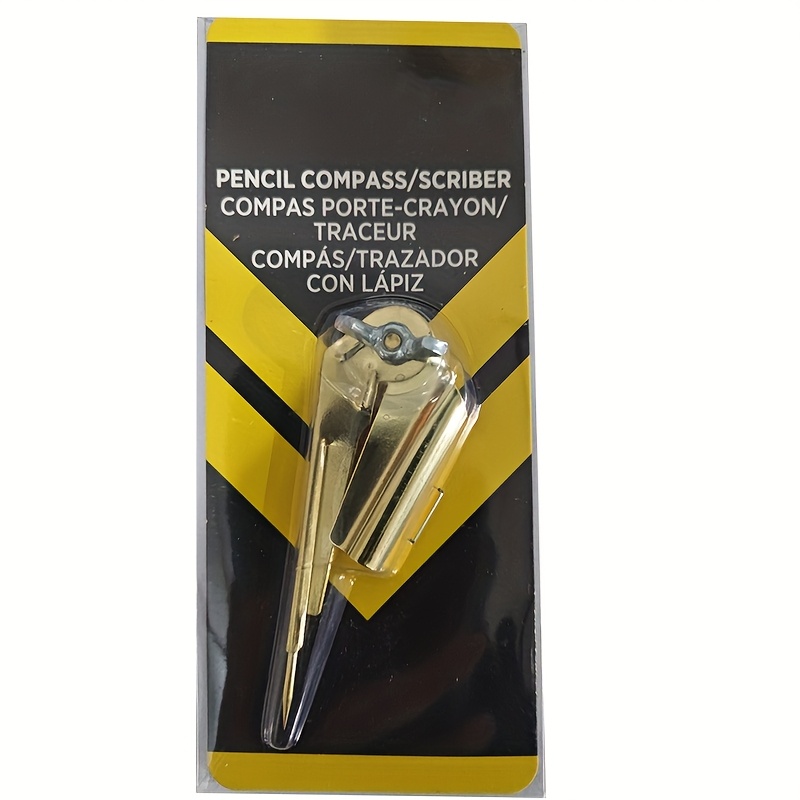 TEMU 1pc , Compass Tool, Woodworking Compass , Compass Tool For Drawing, Architectural Drawing | Professional Appearance | Brassplated Steel