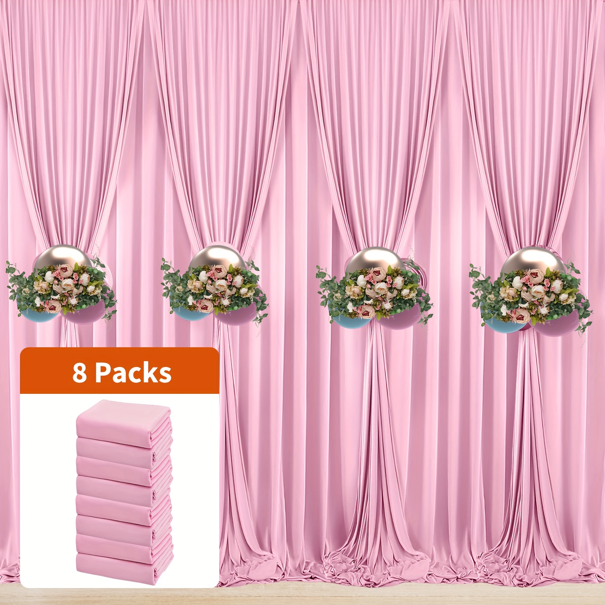 Tenda Sfondo Per Festa Halloween Rosa Con Pipistrelli - 2 Pezzi Da 1x2 Metri, Decorazione Per Compleanno E Foto