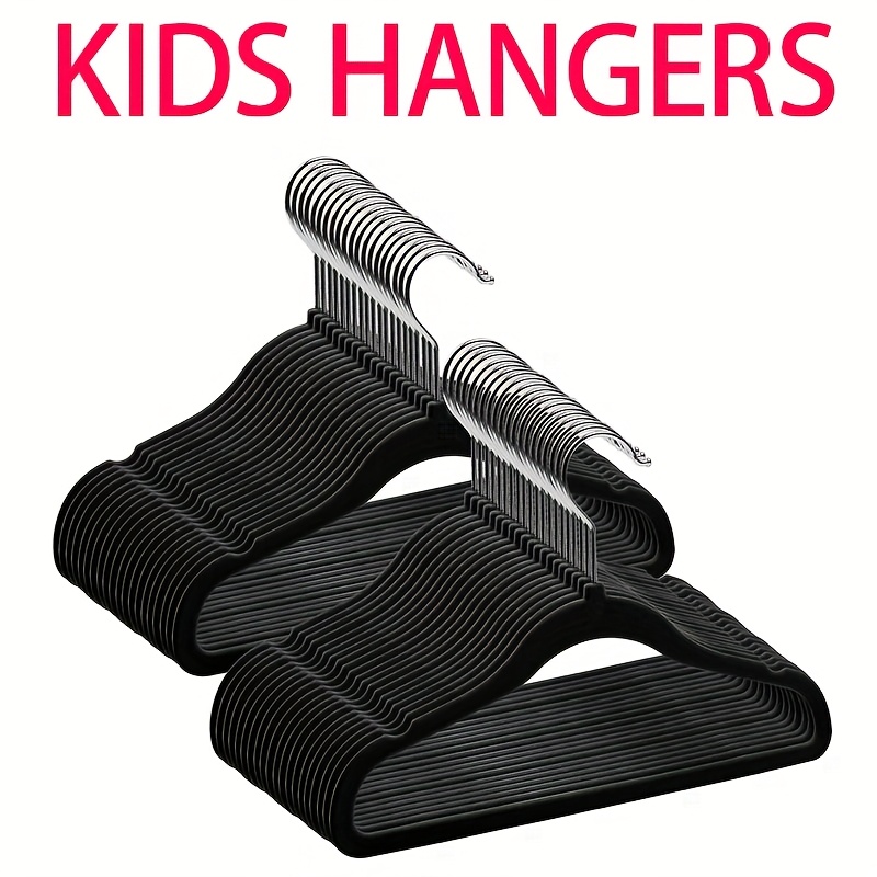 22 52 pack baby hangers non slip velvet nursery clothes hangers for closet organization 0