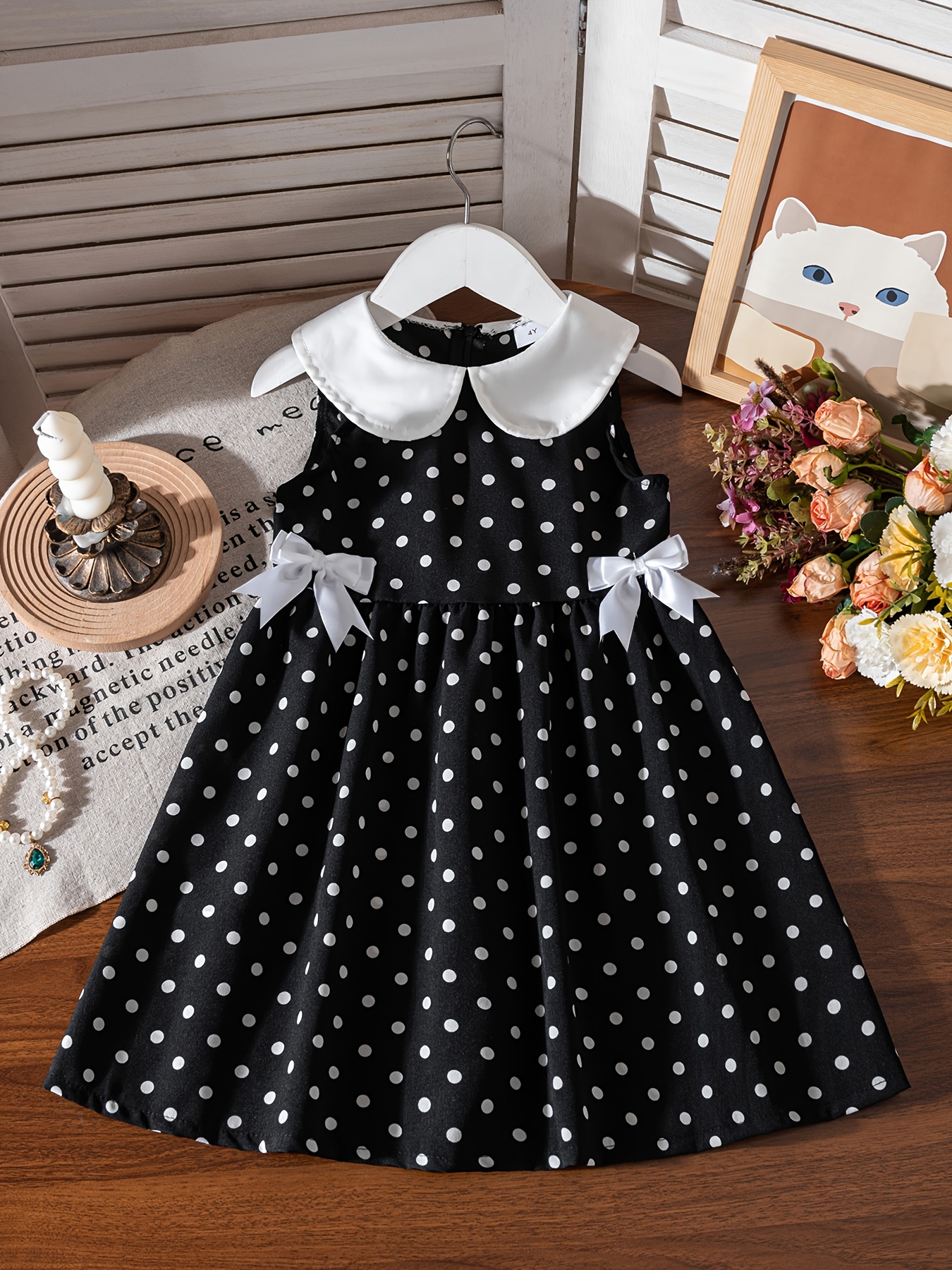 black dresses girls sold on Temu United States
