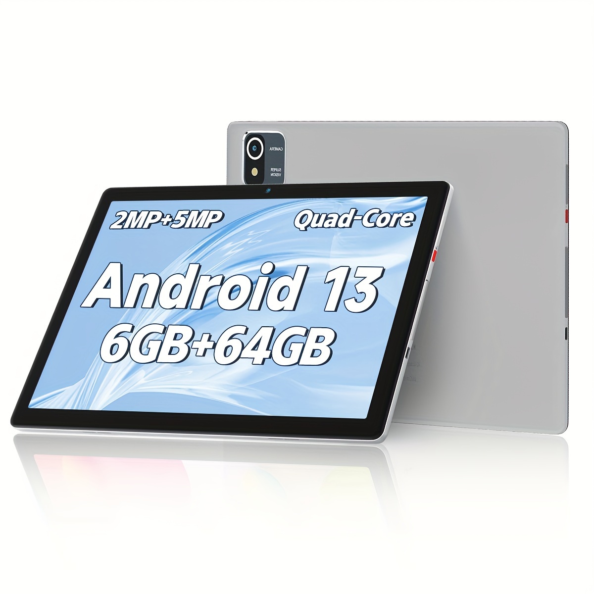 

Chicbuy 10.1 13 Tablet, - Processor, 6 (2+4) Gb , 64gb Storage, 800x1280 Hd, 5000mah Battery, 2mp+5mp Cameras