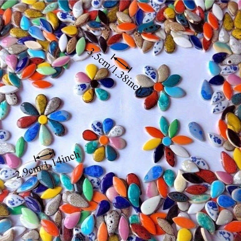 1 bag of 200 500g mixed mosaic decorative material kit suitable for projects living room kitchen bathroom home decoration art and crafts     for   floor decoration   vitality to your projects