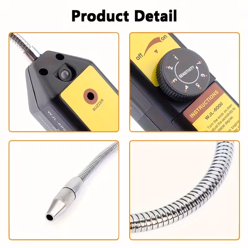 newly developed refrigerant fluoride leak detection instrument with indicator light halogen gas leak detection instrument suitable for halogen r134a r410a r22a air conditioning warm air ac Product details 3