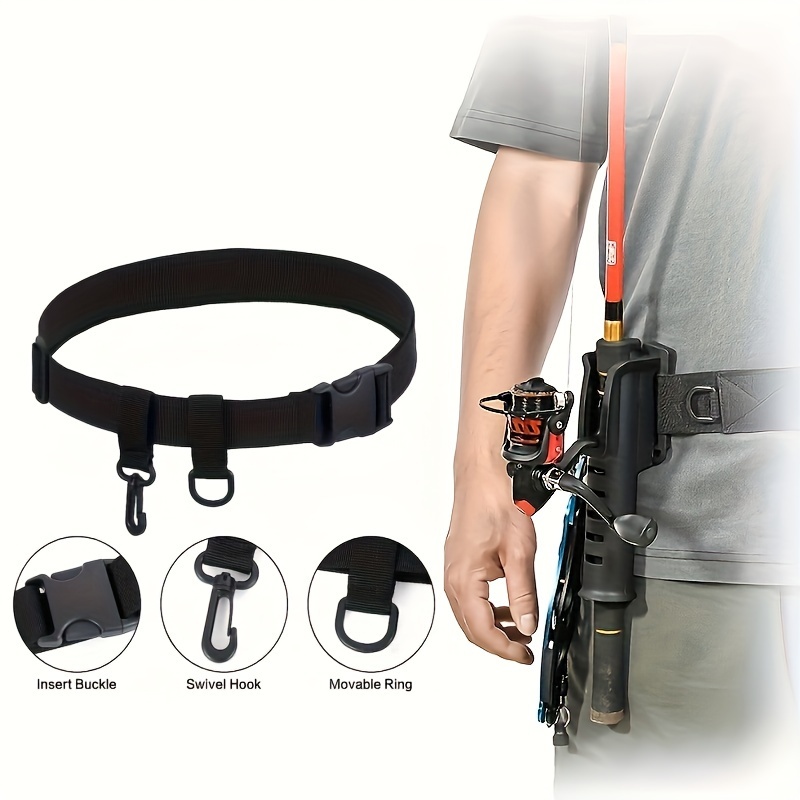 Fishing Waist Belt With Adjustable Wading Buckle And - Temu