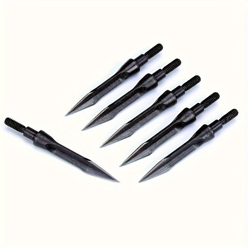 

12pcs Vintage Armor-piercing Arrows With Triangular Willow Leaf Replaceable Heads Boxed