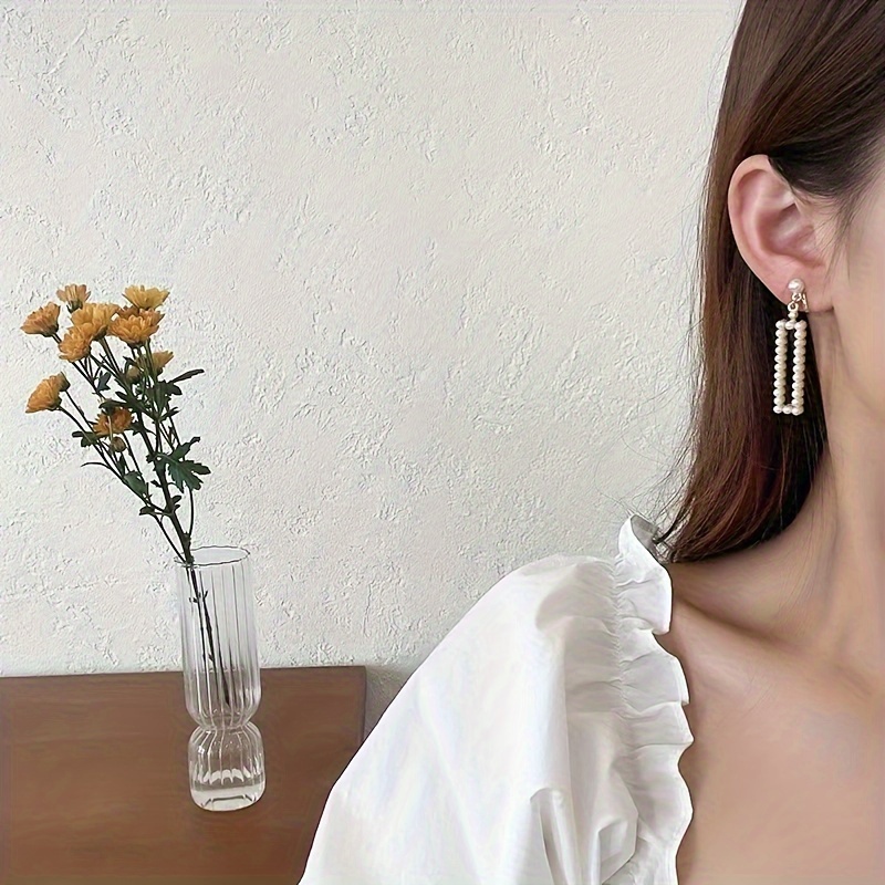 

Boucles d'oreilles à clip de style vintage avec imitation de perle, , placage, à au et en soirée, toutes , pierre de de décembre, thème des fêtes, cadeau de Saint-Valentin, aucun perçage