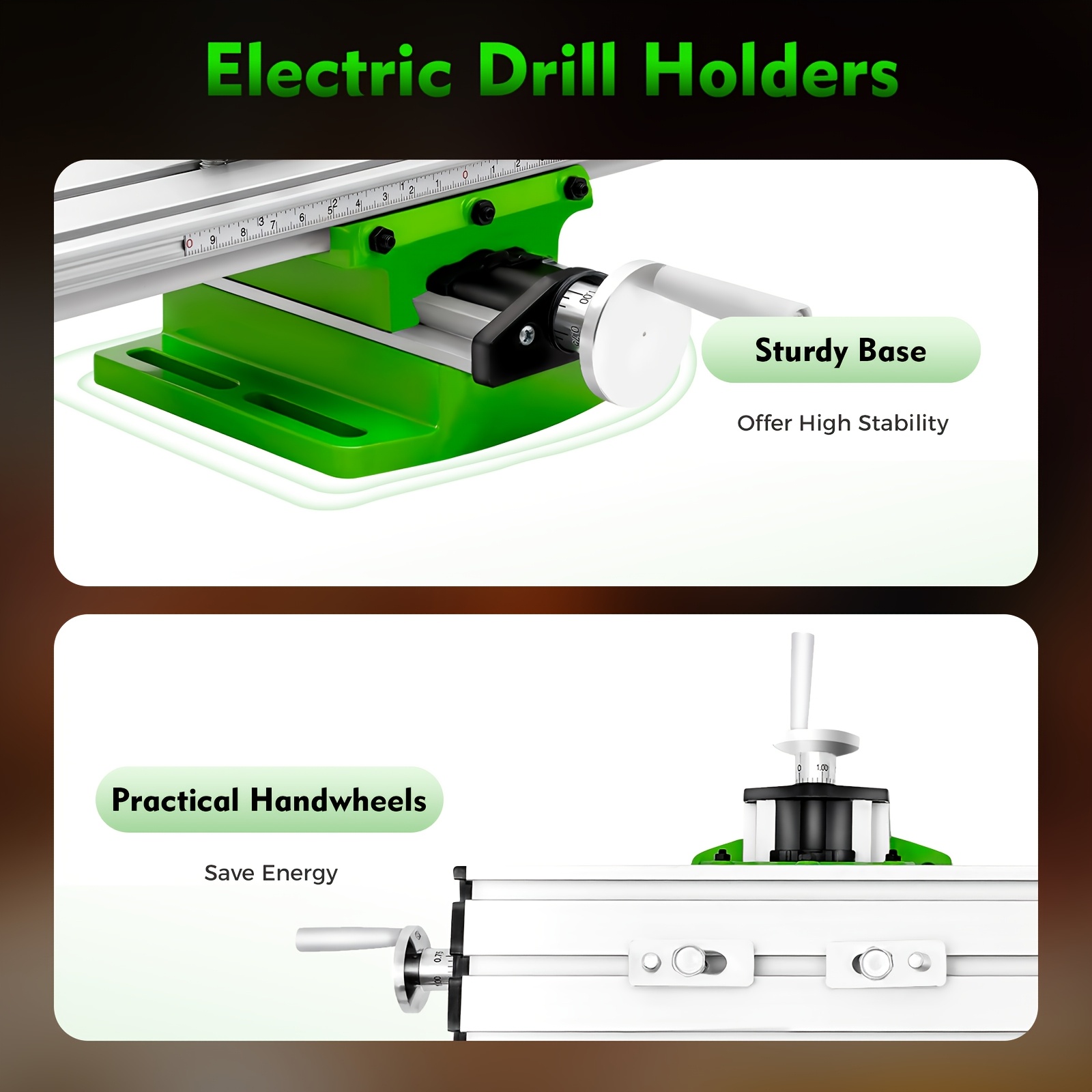 Image of Work Table Cross Slide Bench Drill Press Vise X-y 2 Axis Milling Machine Fixture