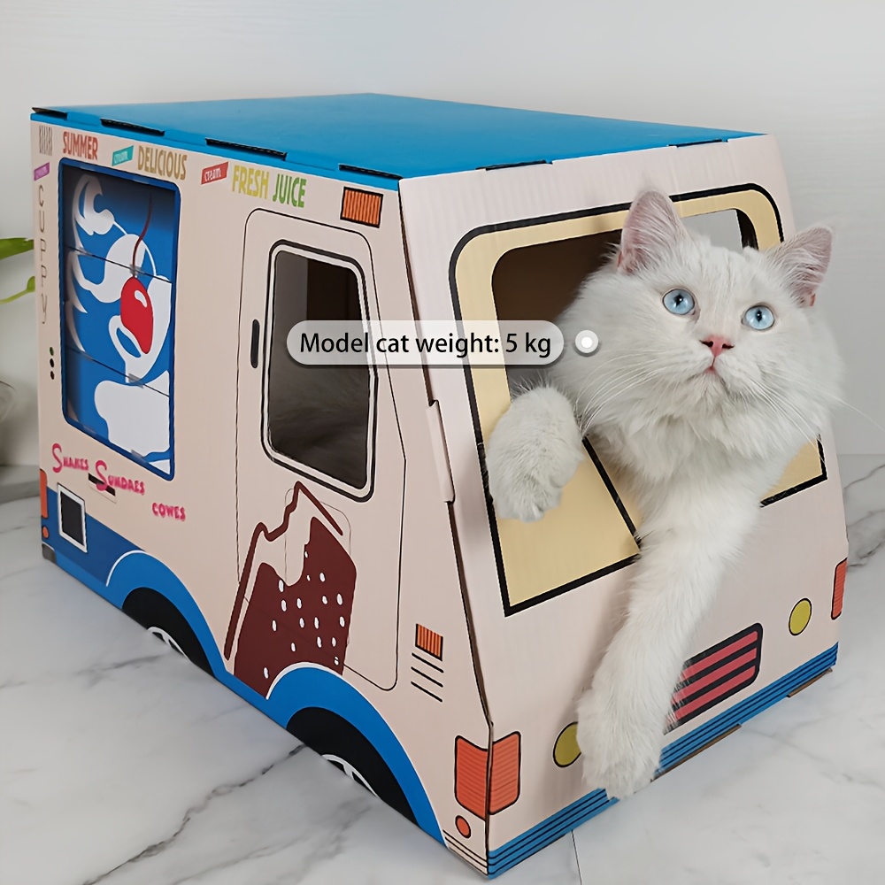 Pattern Cat - Corrugated , Replaceable Bed & Sofa 22lbs