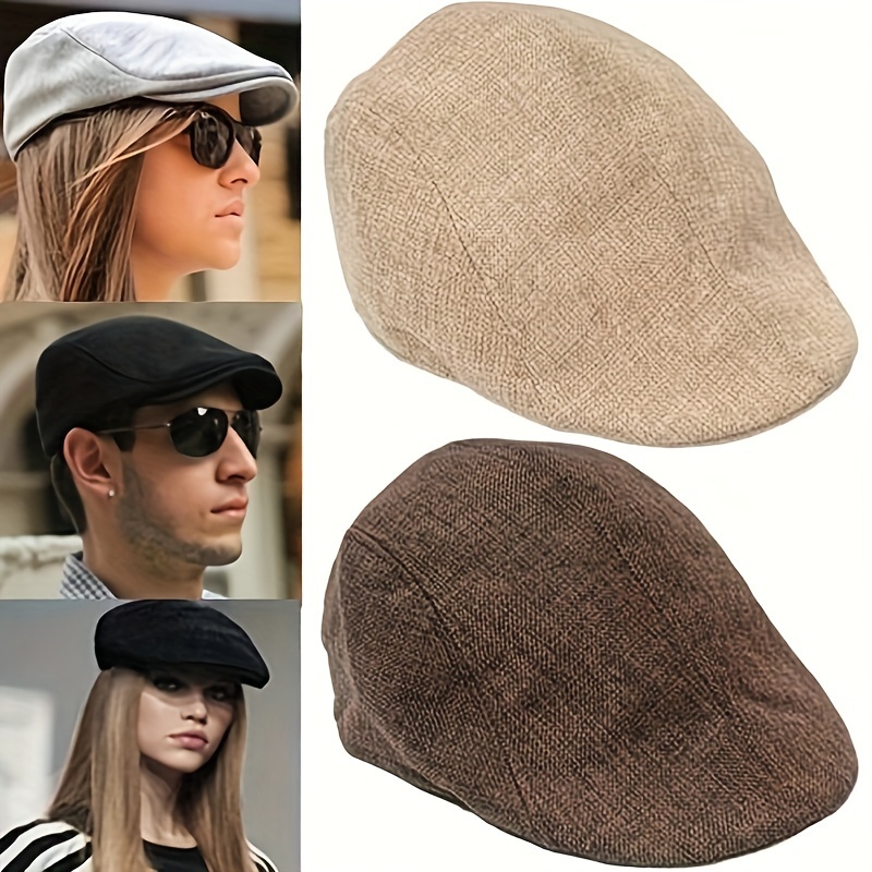 

Men's Vintage Duckbill Cap, A Simple And Stylish Beret Moving Forward