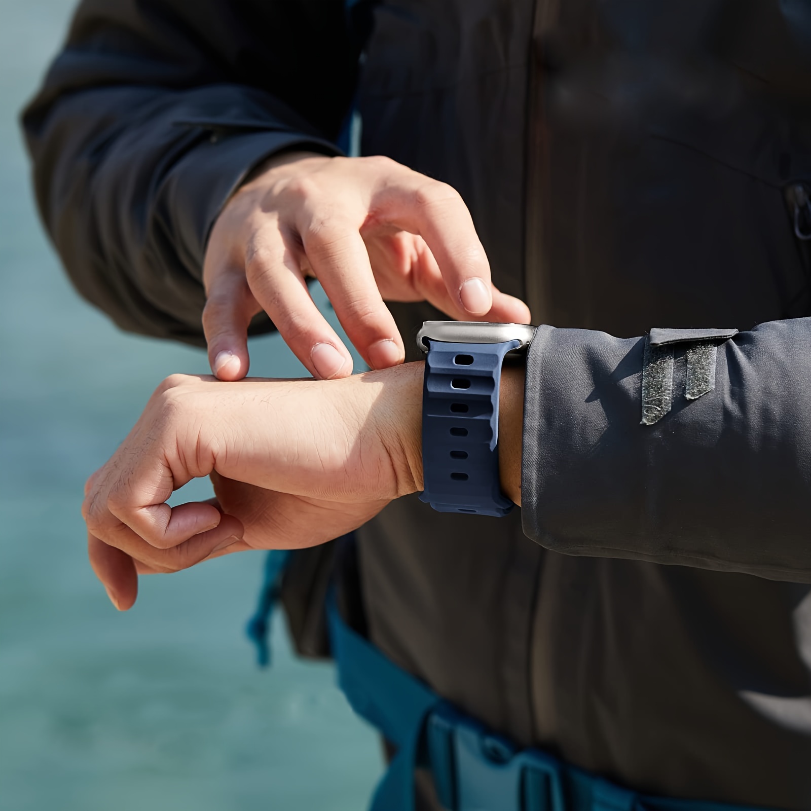 Silicone Smart Watch Band Straps For Garmin Forerunner 735xt
