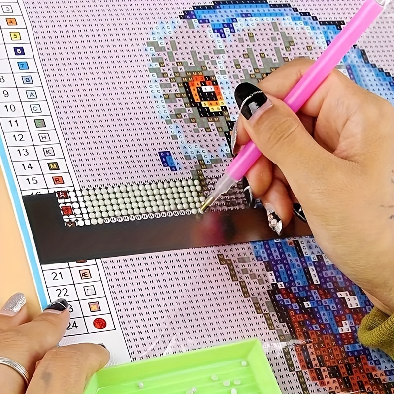 

1pc (408 Holes): The Perfect Combination Of Precision And Durability. Diy Diamond Art Painting And Cross-stitch Tool. A Ruler For Drawing Circles And Diamonds. Stainless Steel Embroidery Ruler