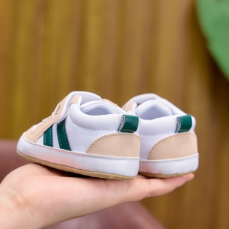 Baby Boy and Girl Casual Sports Shoes | Comfortable and Soft, Suitable for 0-1 Year, Fastener, Fabric Upper and Sole, Perfect for Daily Wear