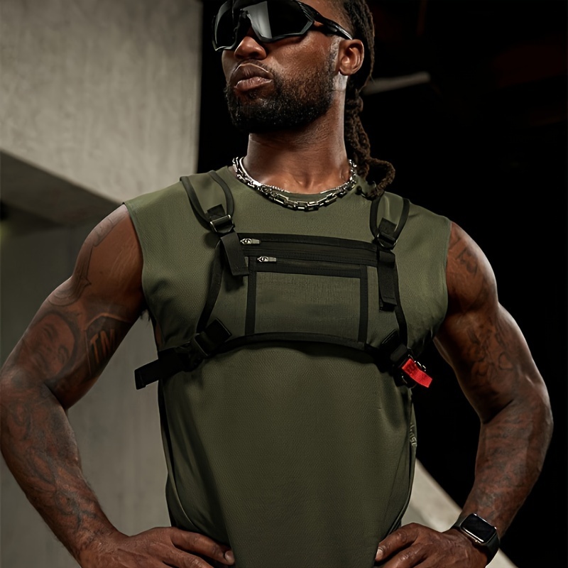 A Versatile, And Durable Chest Bag Designed for Outdoor Activities Like Running, Cycling, And Mountaineering