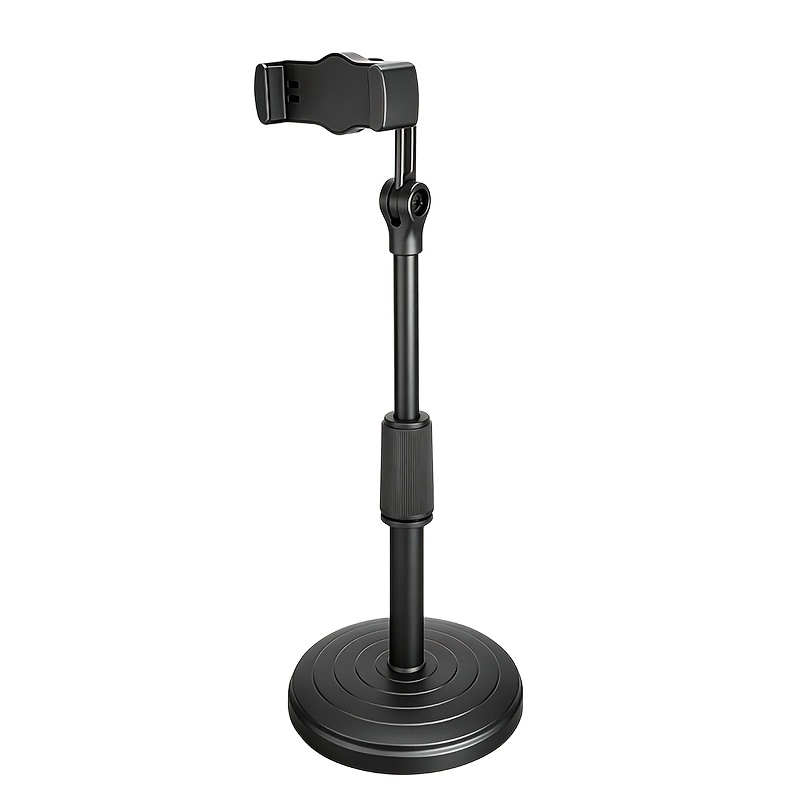 TEMU [Soporte Universal para Teléfono] Soporte Universal Ajustable para Teléfono Móvil y Tablet, Brazo Flexible Giratorio de 360°, Base de ABS