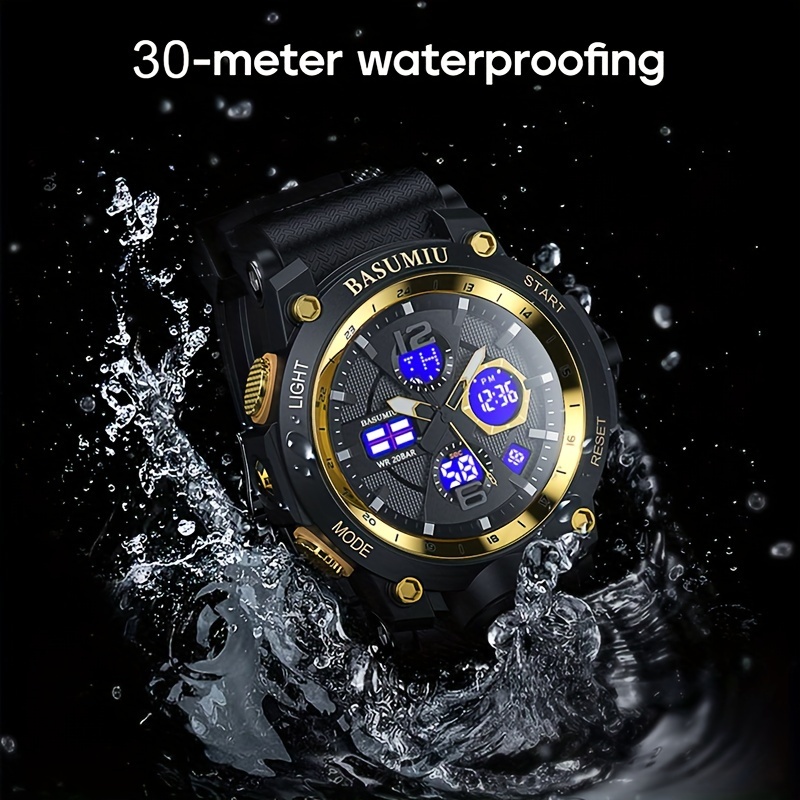 mens digital sports watches best choice for gifts details 4