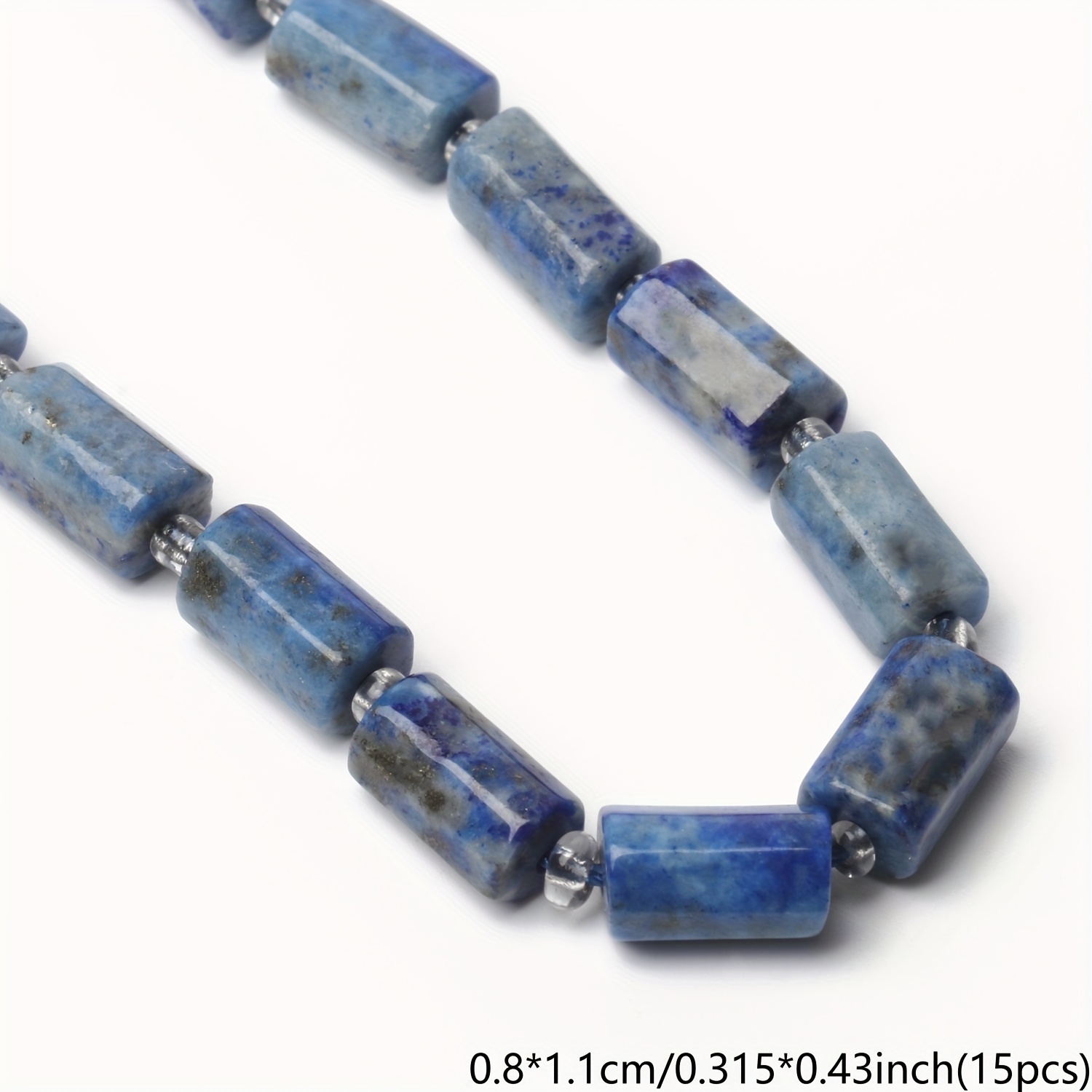TEMU Perline in a Forma di Colonna in , Perline Spaziatrici Sciolte per Creazione di Gioielli Fai da Te, Bracciali, Collane e Accessori